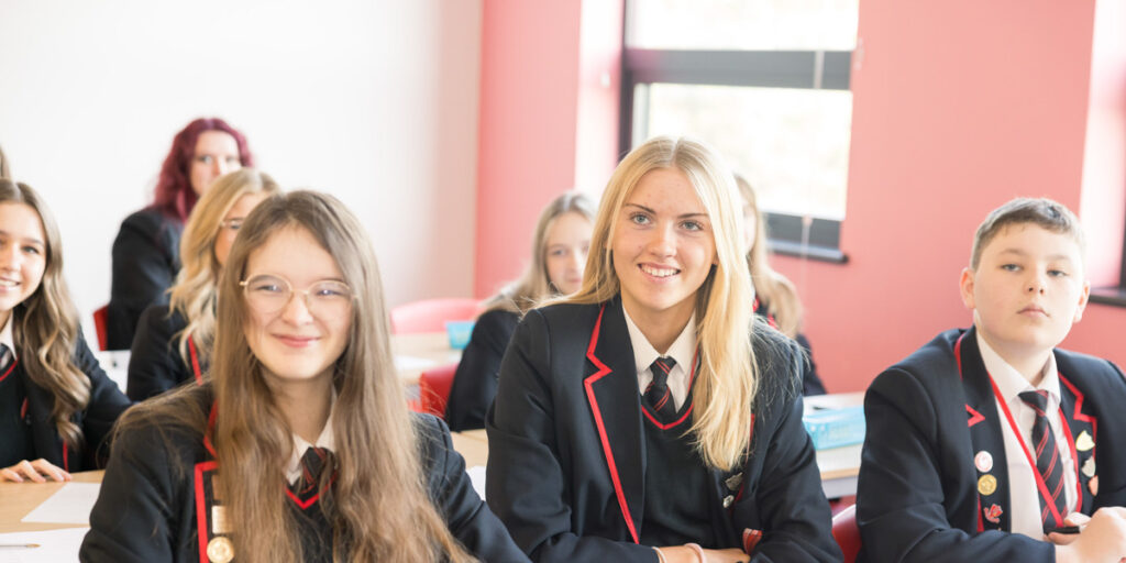 Trinity Academy St Edward's students in lesson